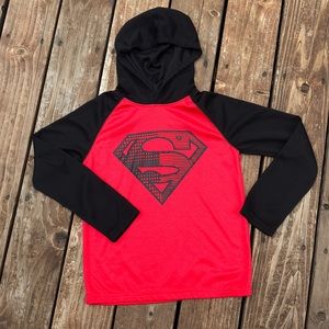 Super Man Pullover Hooded Shirt